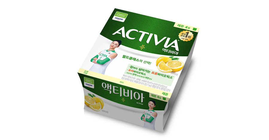 [4개입]액티비아 더블액션 레몬